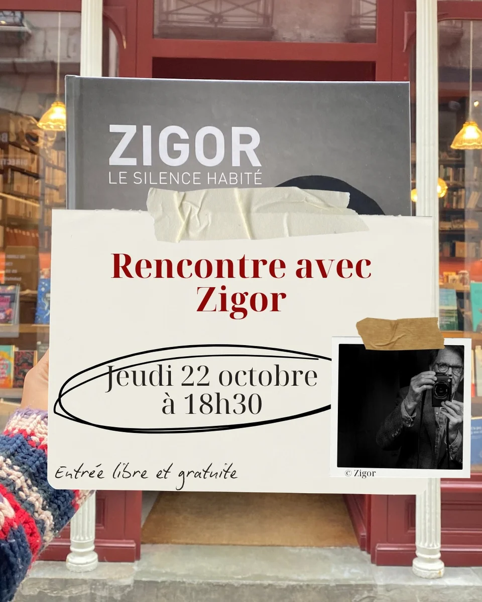 Meeting with Zigor about his book "Le silence habité"