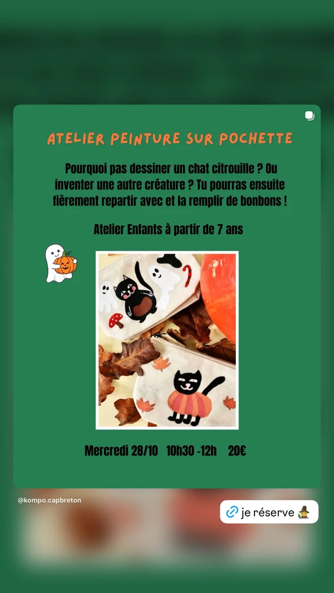 Taller infantil: Crea un cuadro de Halloween con L'Empreinte Créative