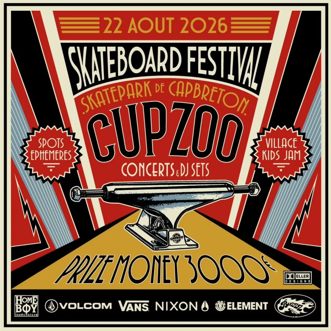 Cupzoo 2026 au Skatepark de Capbreton (skate + concerts & DJ sets)