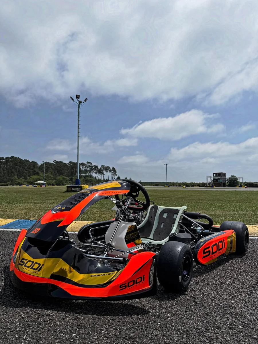 Sesión de rodaje de karting de verano