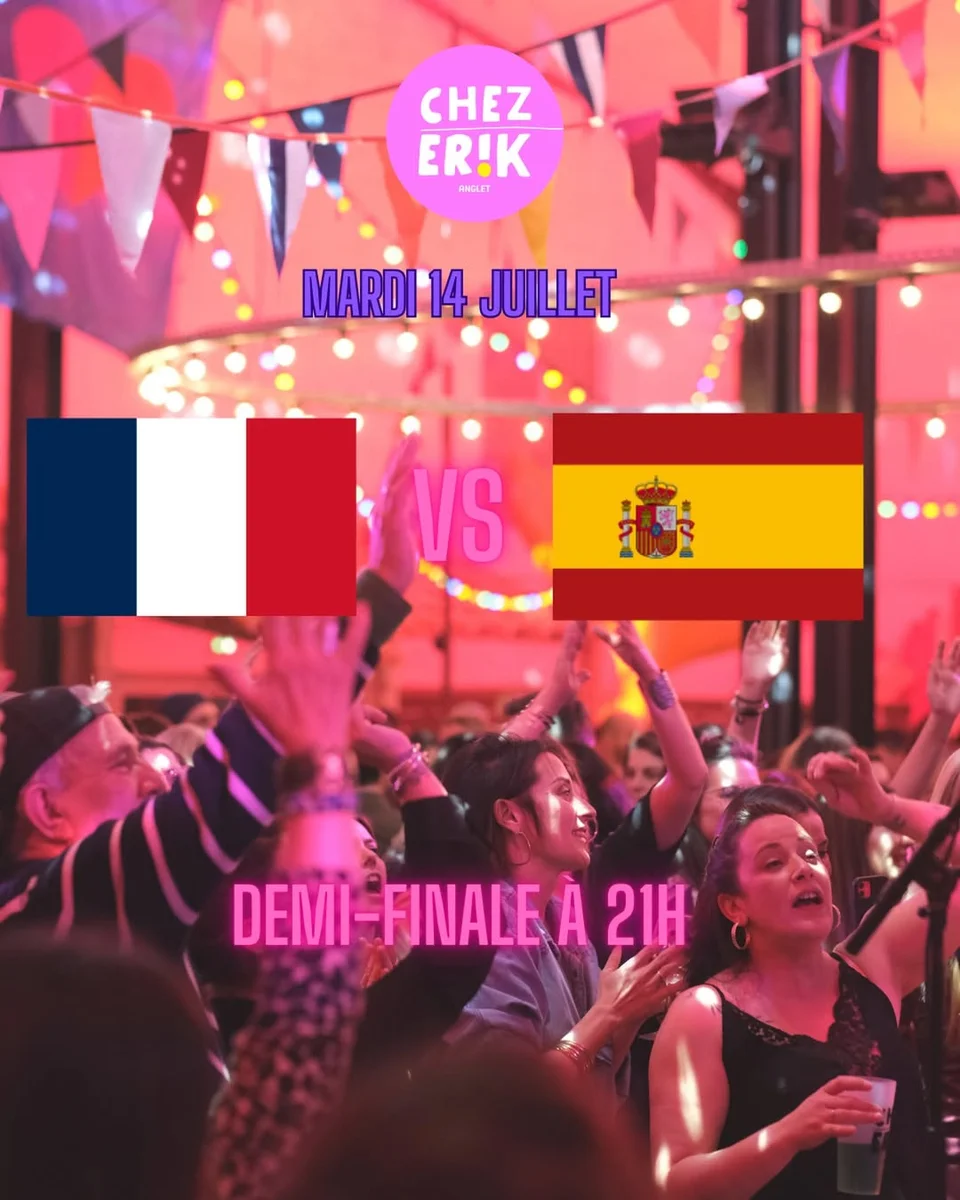 Demi-finale France/Espagne au Chez Erik à Anglet