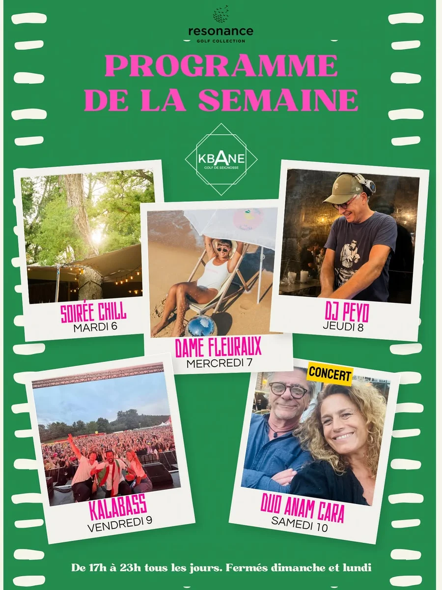 DJ Peyo au Kbane Golf de Seignosse