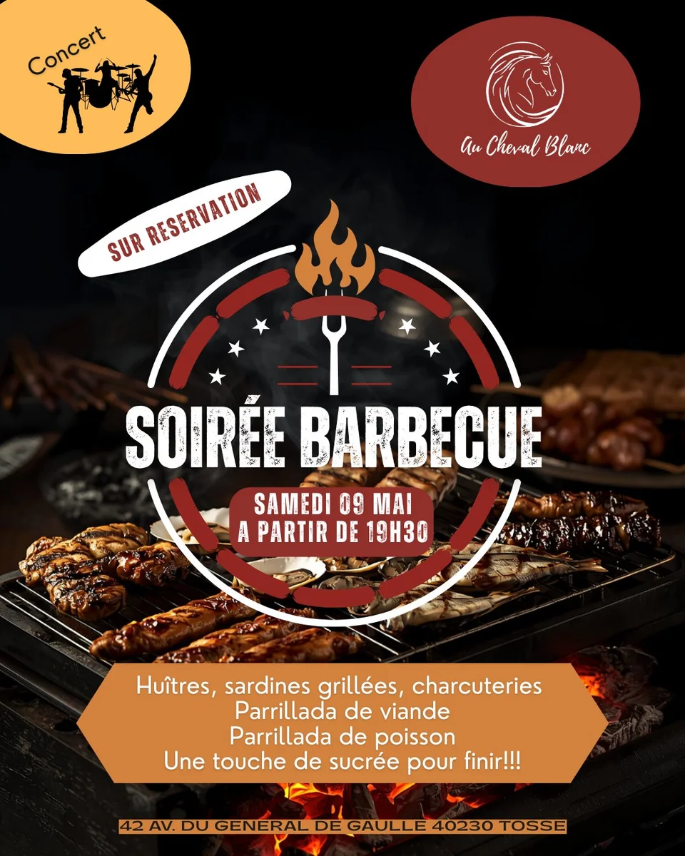 Soirée Barbecue au Cheval Blanc