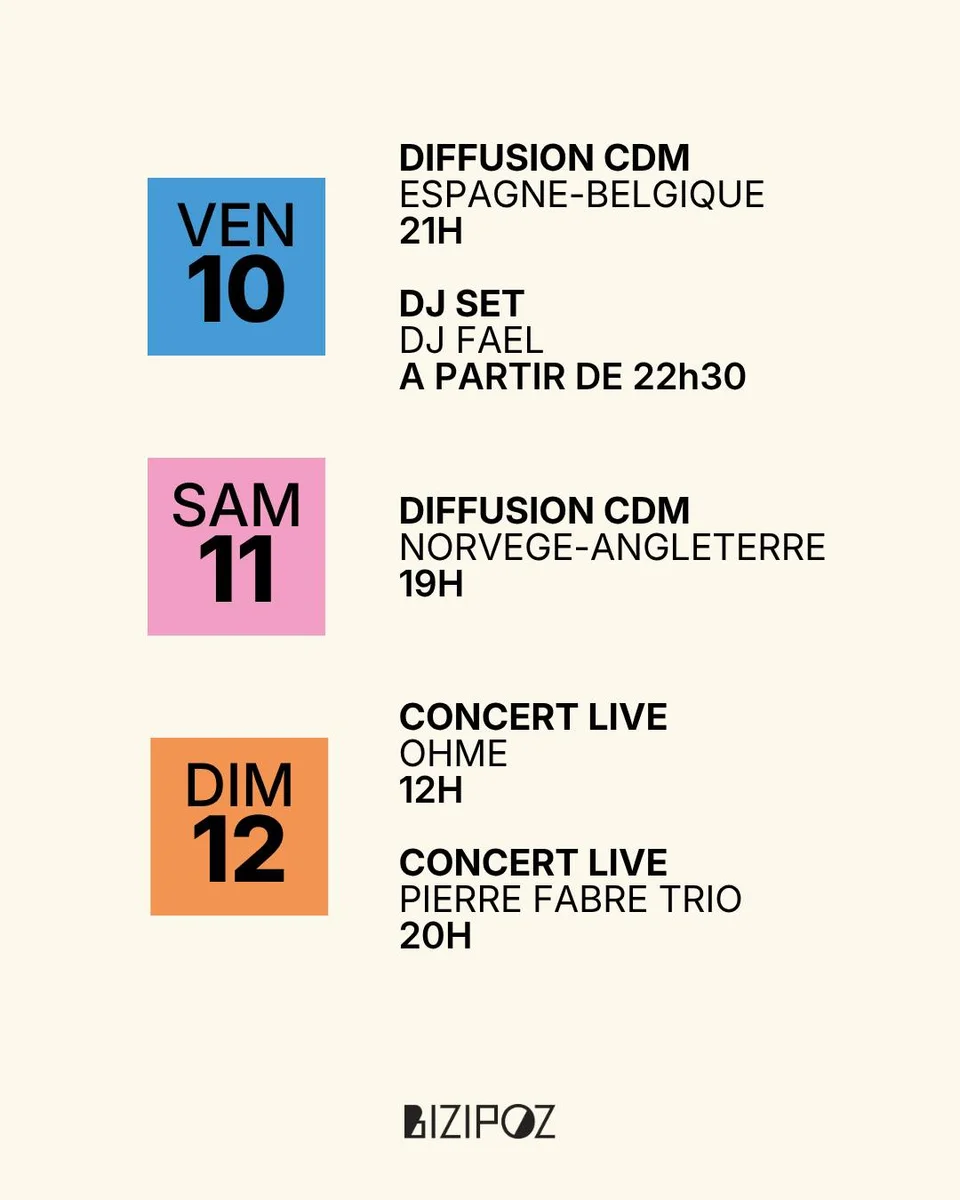 Concierto en vivo de OHME & Pierre Fabre Trio en Bizipoz