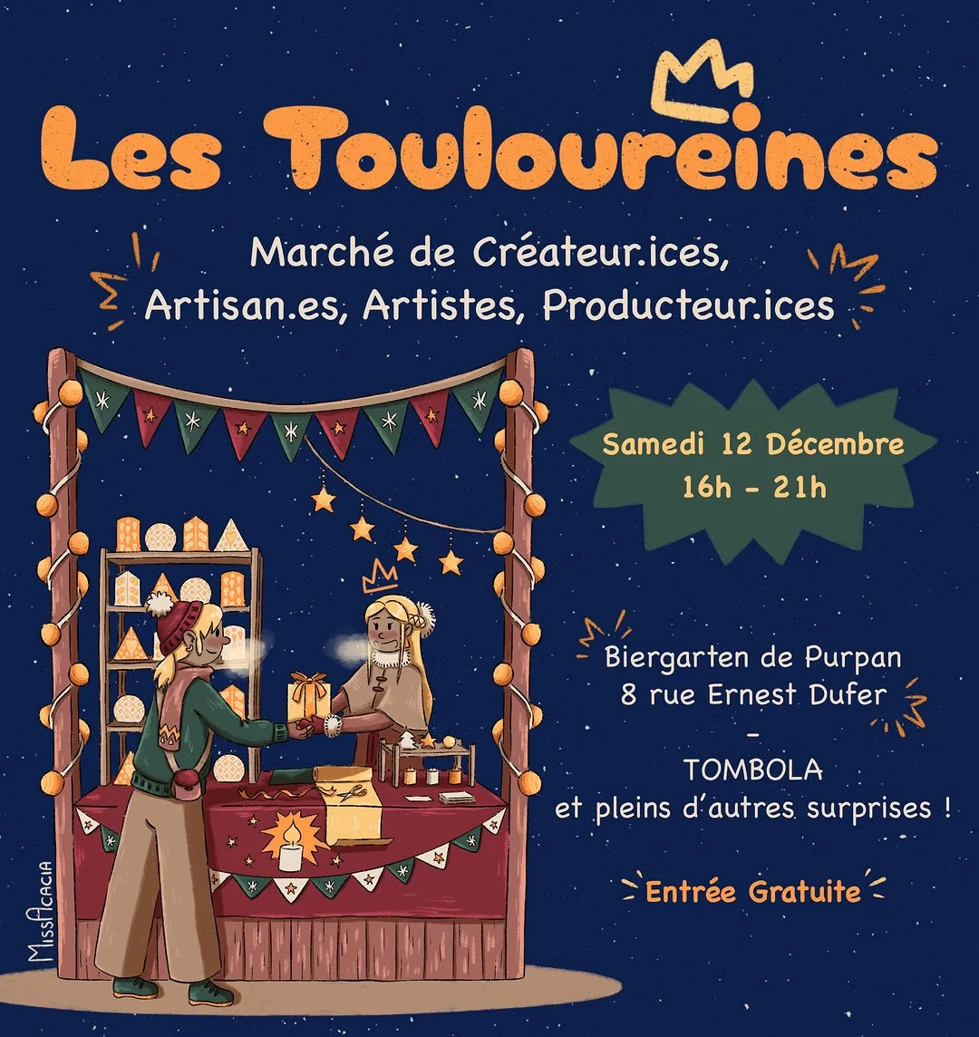 Christmas Market of Local Creators at Biergarten de Purpan