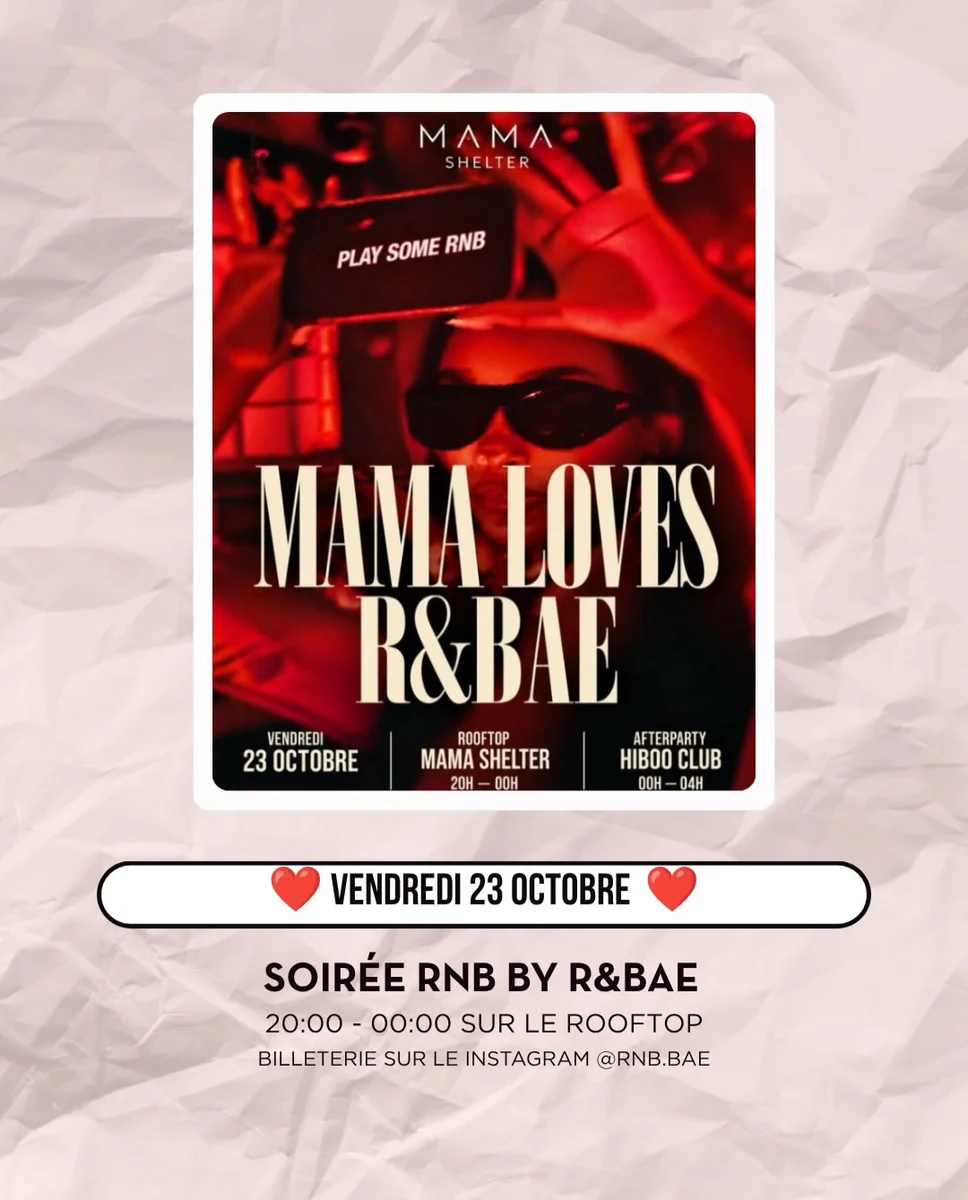 100% R&B Night at Mama Shelter Toulouse