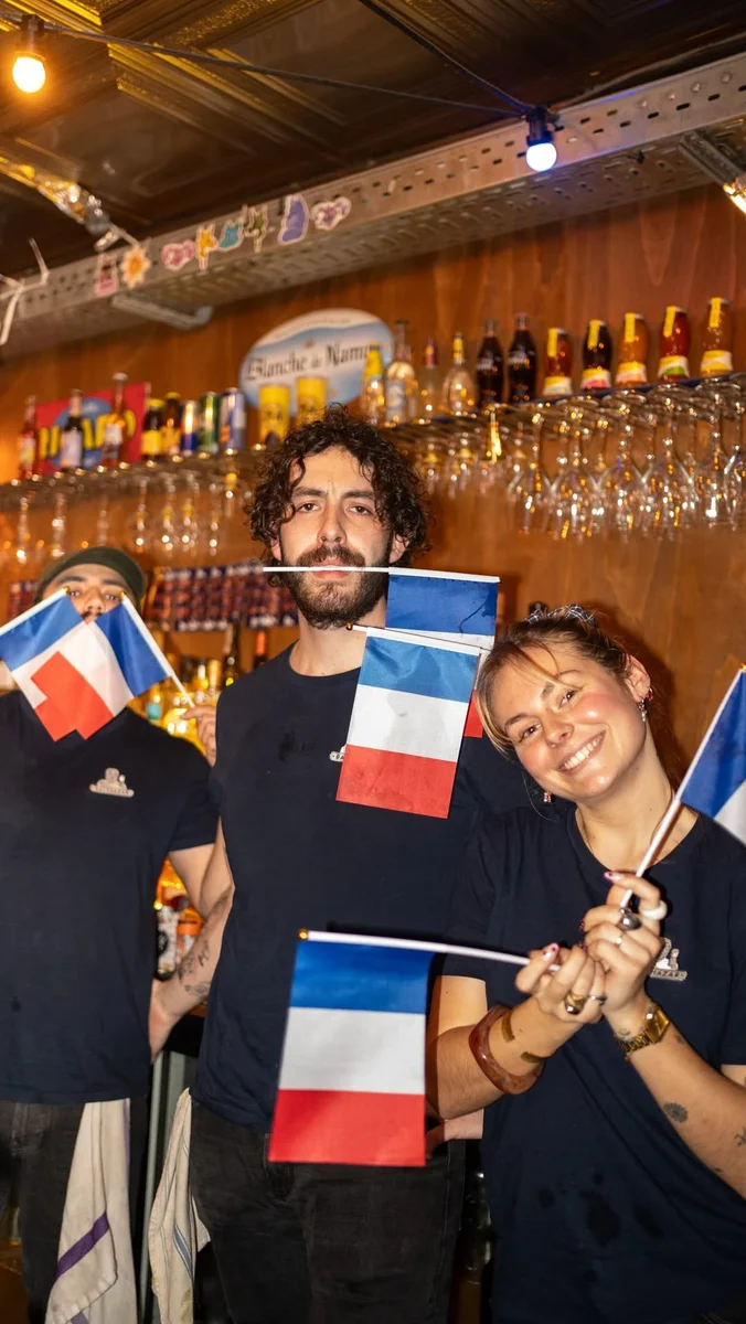Lancement des Bleus à la Coupe du Monde au Balthazar