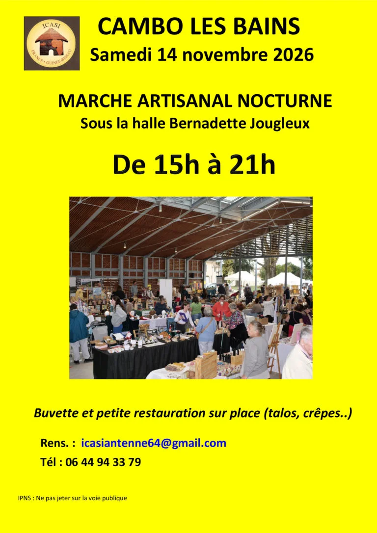 Marché artisanal nocturne