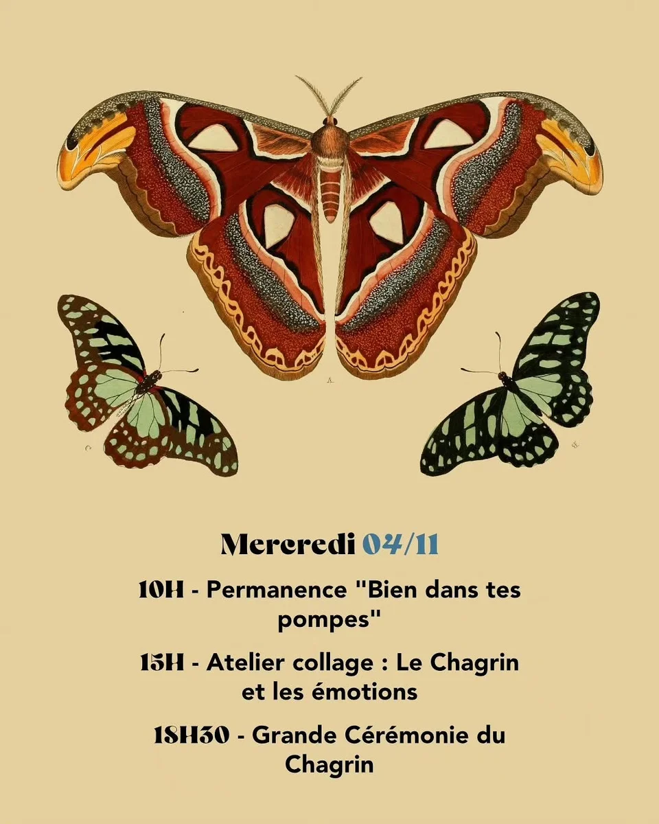 Déprestival Pur Chagrin — Miércoles 04/11: Taller de collage y Gran Ceremonia del Chagrin