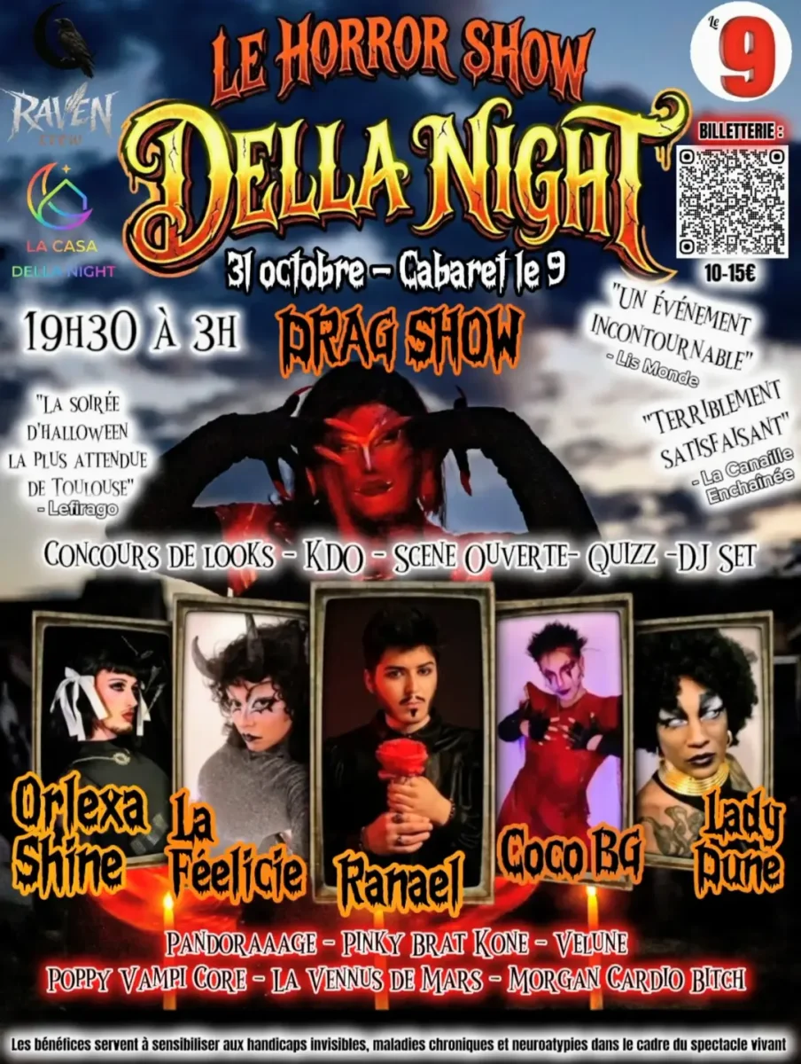 Le Horror Show della Night au Cabaret Le 9