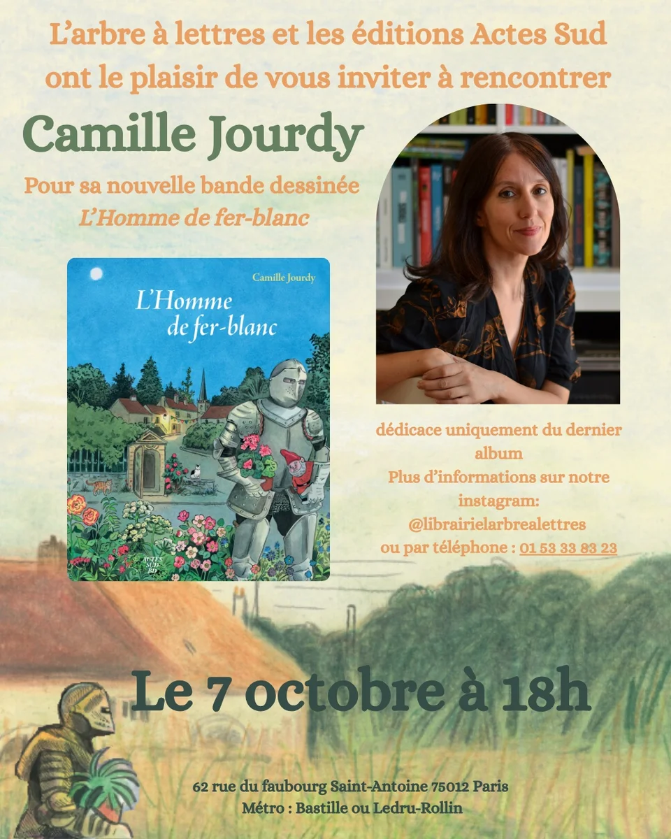 Meet Camille Jourdy for L'Homme de fer-blanc