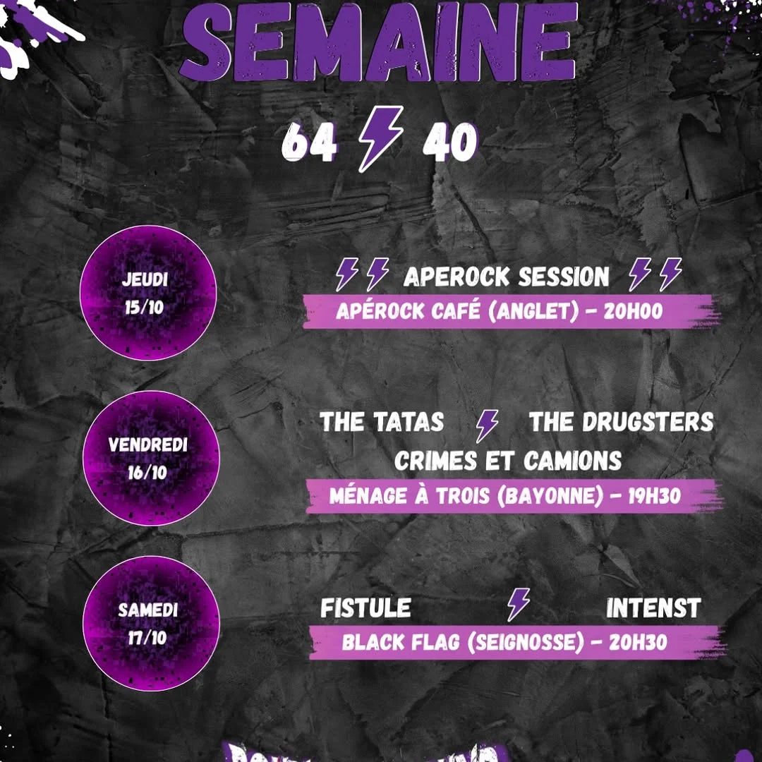 Ménage à Trois : The Tatas, The Drugsters & Crimes et Camions