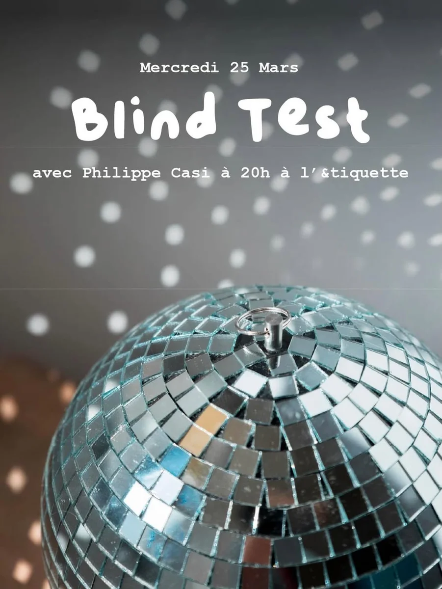 Blind Test musical à L’Étiquette (avec Philippe Casi)