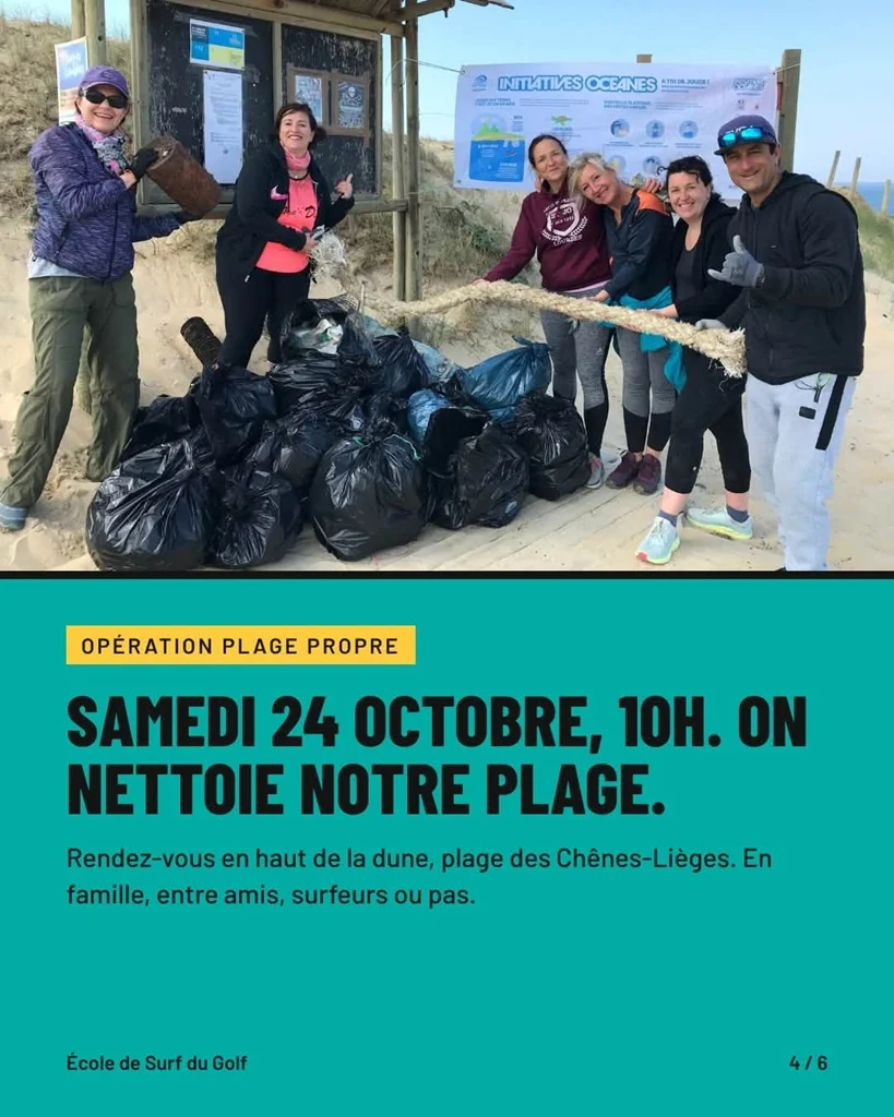 Opération plage propre