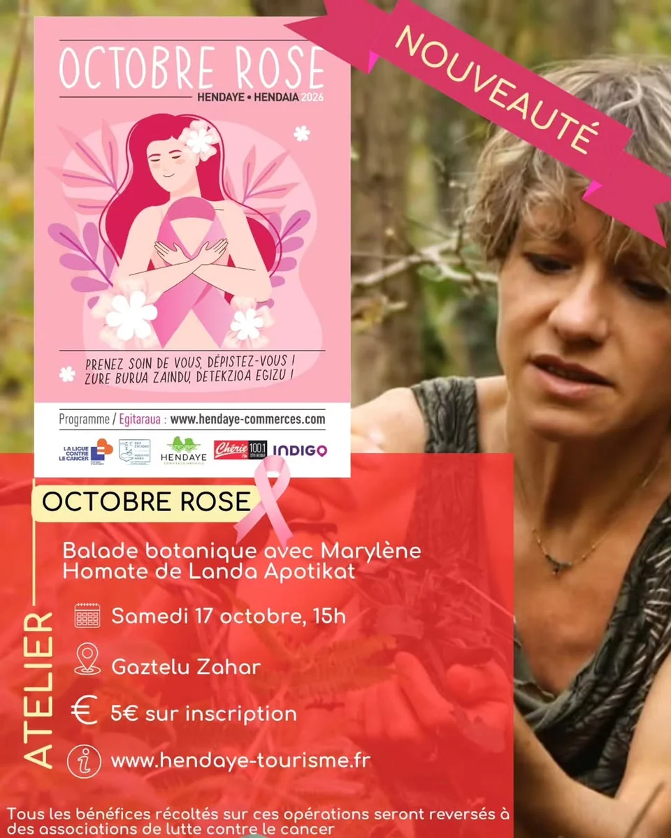 Pink October - Botanical Walk with Marylène Homate de Landa Apotikat
