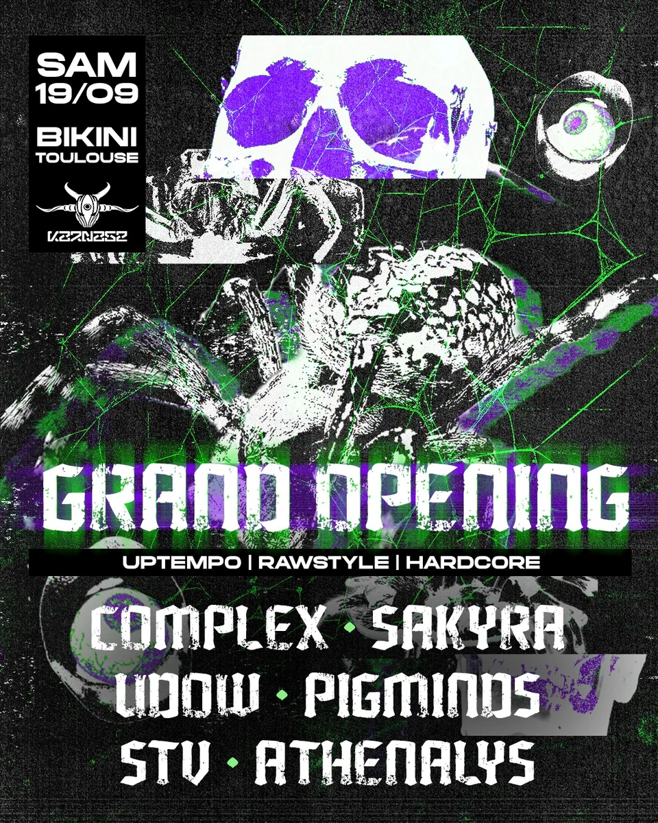 Gran Inauguración del sello @karnagerecords con Complex, Sakhra y más