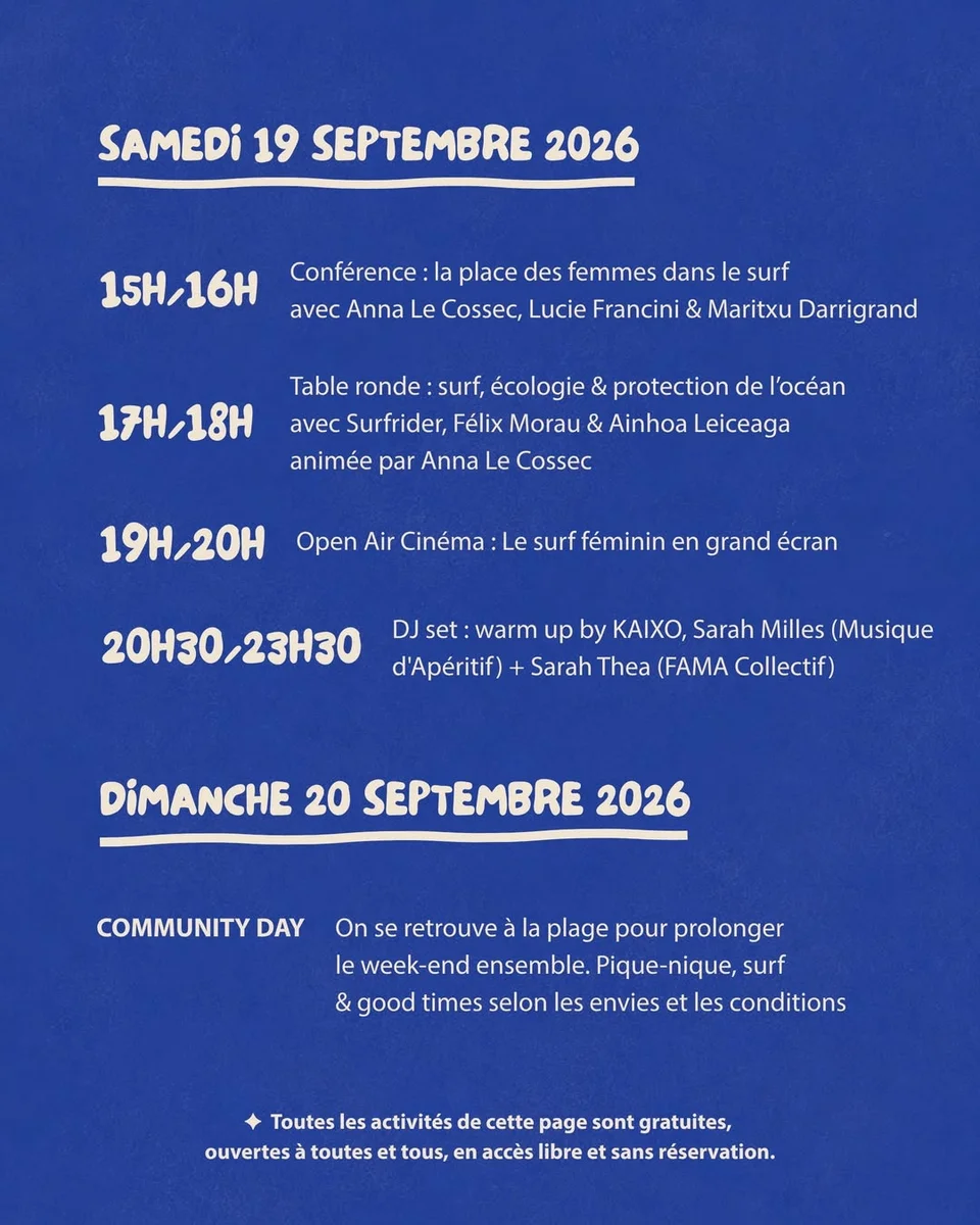 Table ronde : Surf, écologie & protection de l’océan