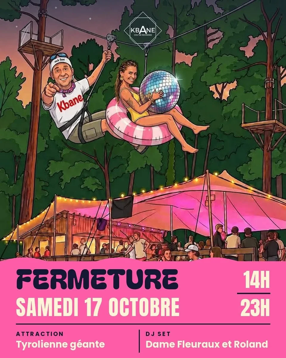 Fermeture de saison : tyroliennes et soirée musicale au Kbane Golf