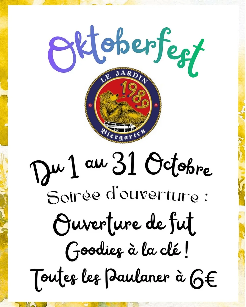 Oktoberfest au Jardin Biergarten