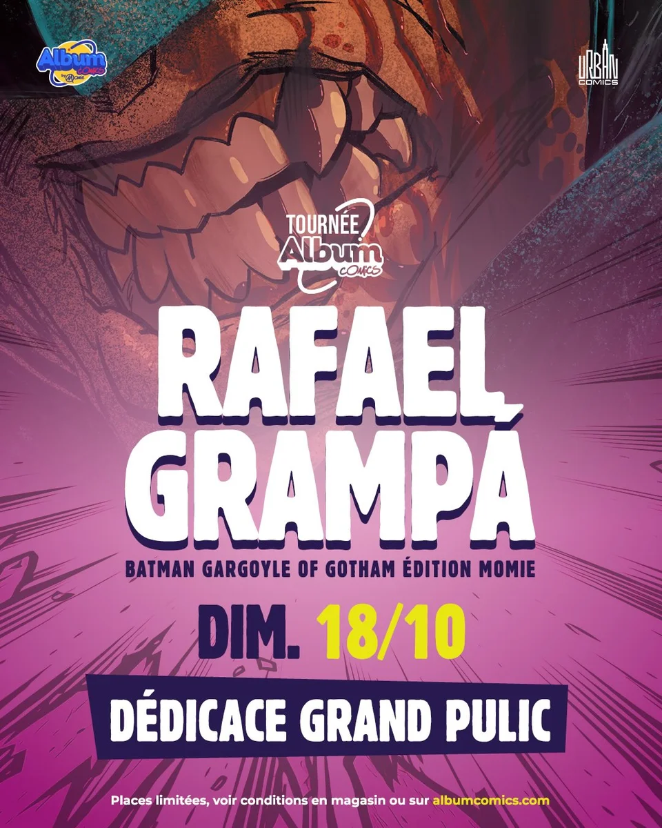 Séance de dédicace de Rafael Grampá chez Album Comics