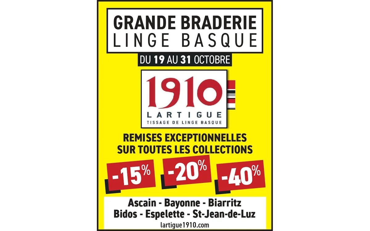 Grande Braderie du Linge Basque