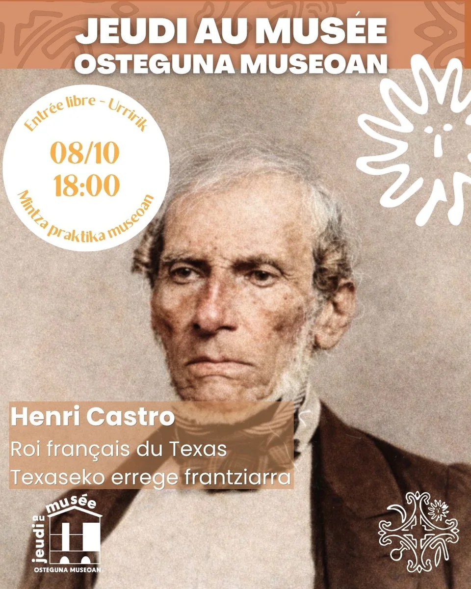 Conférence : Henri Castro, roi français du Texas, par Edgar Brossollet