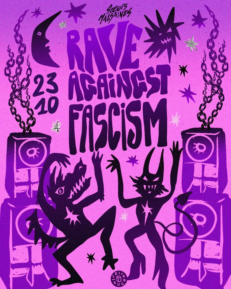Rave Against Fascism at Le Sucre