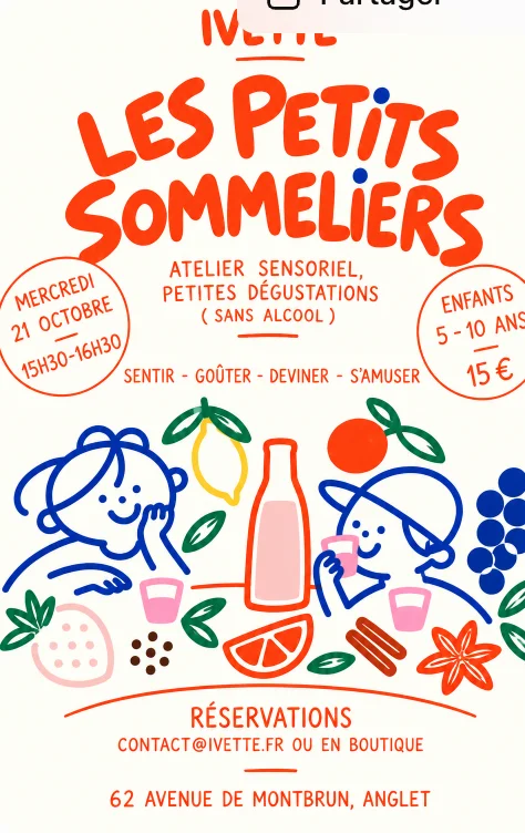 Atelier enfants '' Les Petits sommeliers''