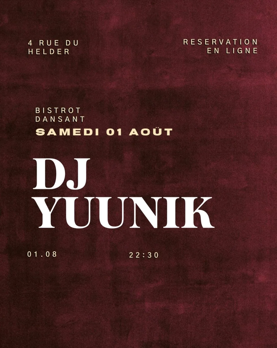 Soirée estivale avec DJ Yuunik