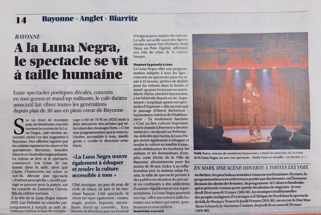 Morjane Ténéré en concert à La Luna Negra