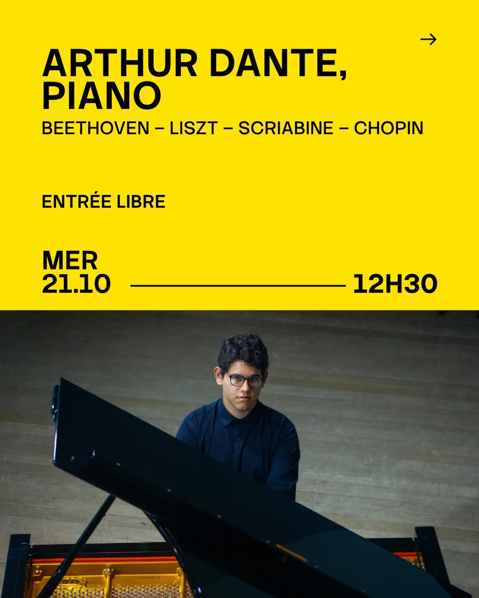 Midi & Demi Concert: Arthur Dante, piano
