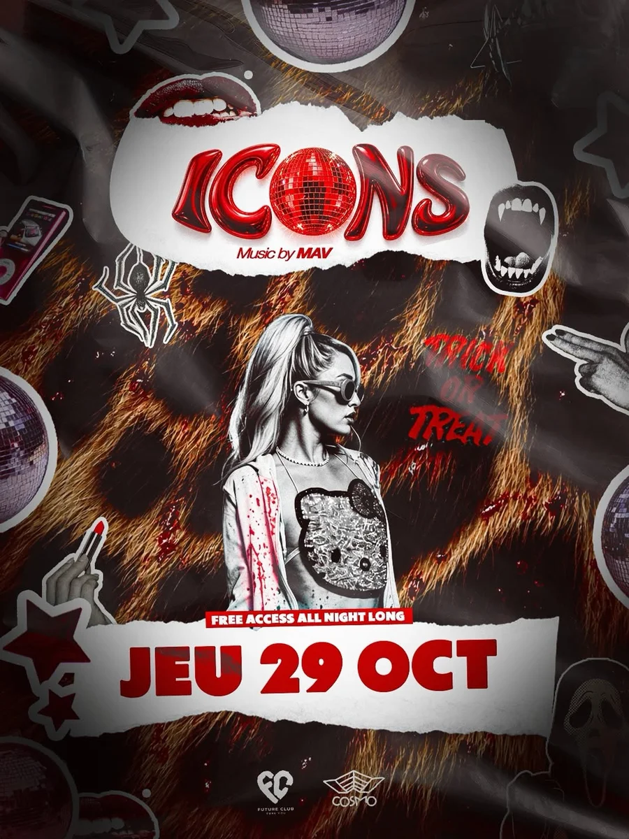 Soirée Halloween Icons au Cosmopolitain