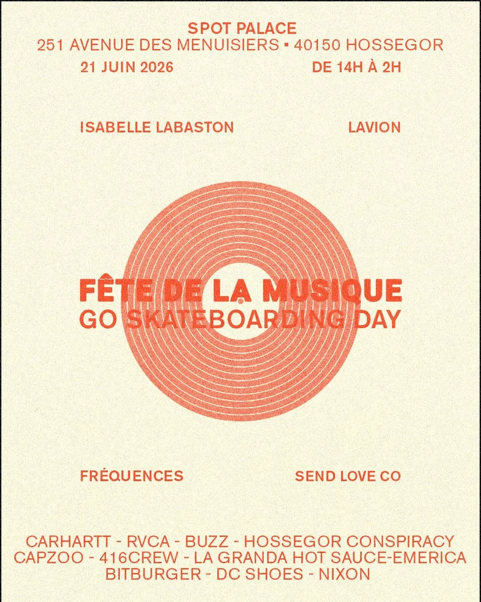 Go Skateboarding Day x Fête de la Musique — cash for tricks & DJ sets à Hossegor