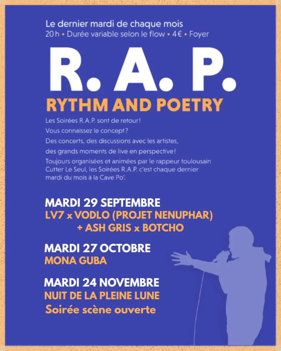 Noche R.A.P — LV7 x VODLO (Proyecto Nénuphar) + Ash Gris x Botcho