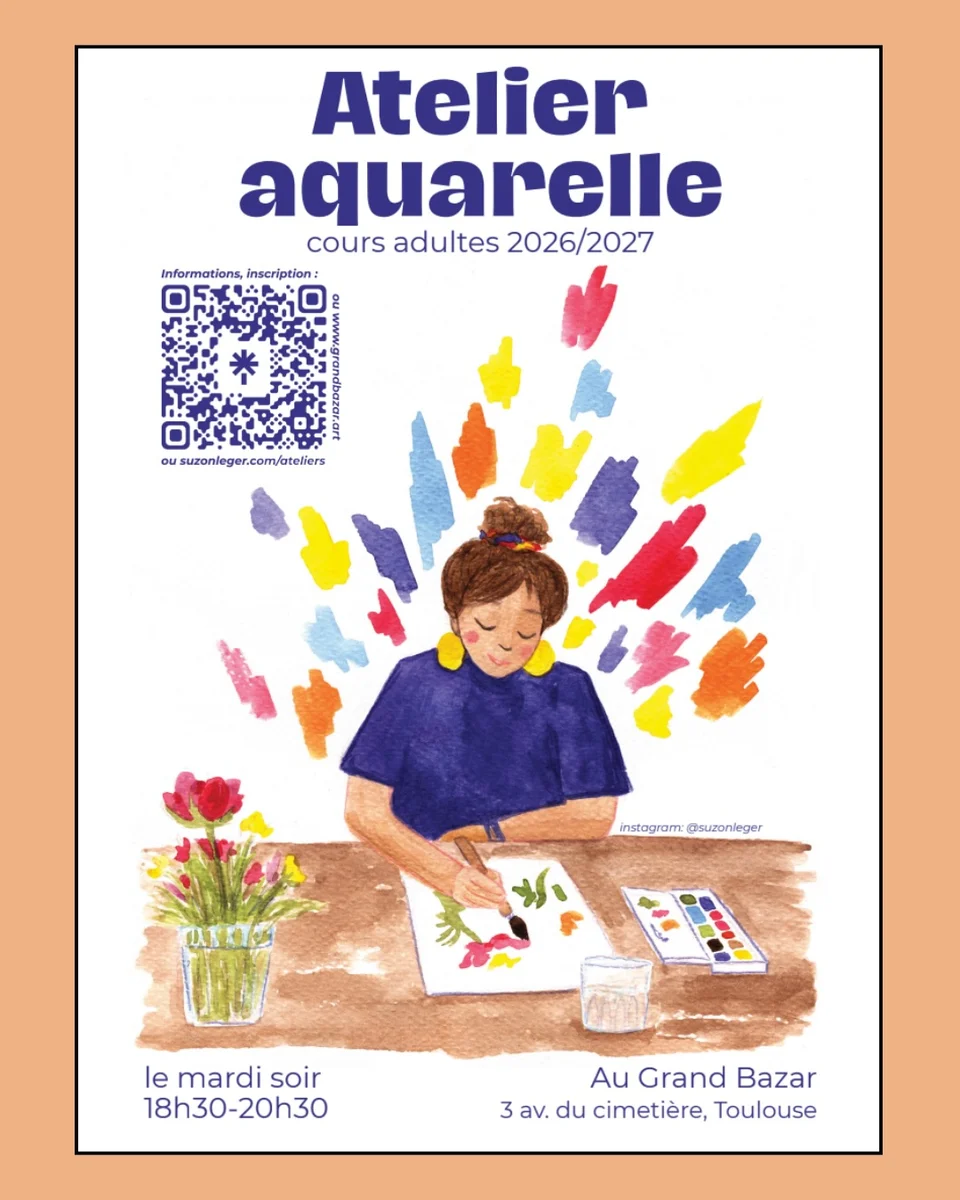 Atelier aquarelle pour adultes
