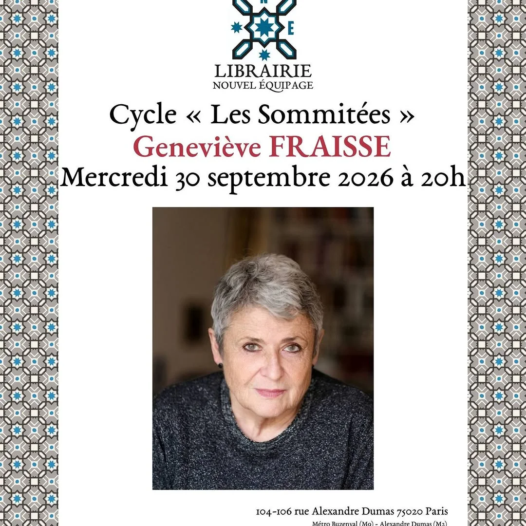 Meeting with Geneviève Fraisse — Cycle "Les Sommitées"
