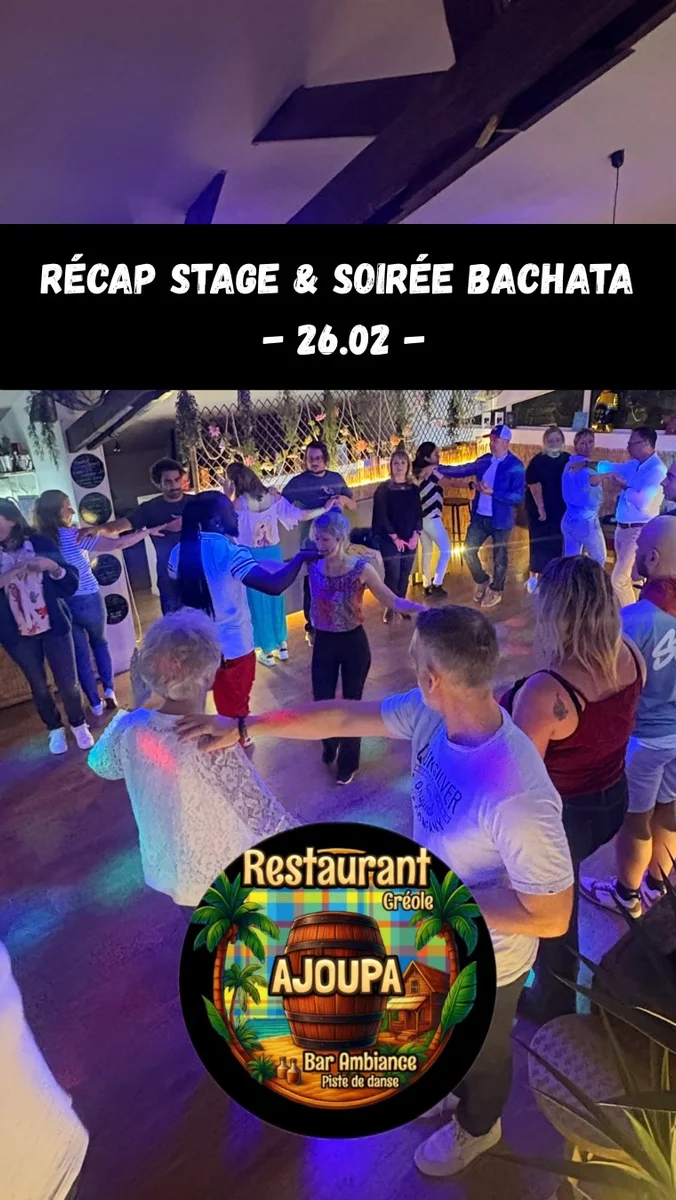 Stage & soirée Bachata à l’Ajoupa (édition du 19 mars)