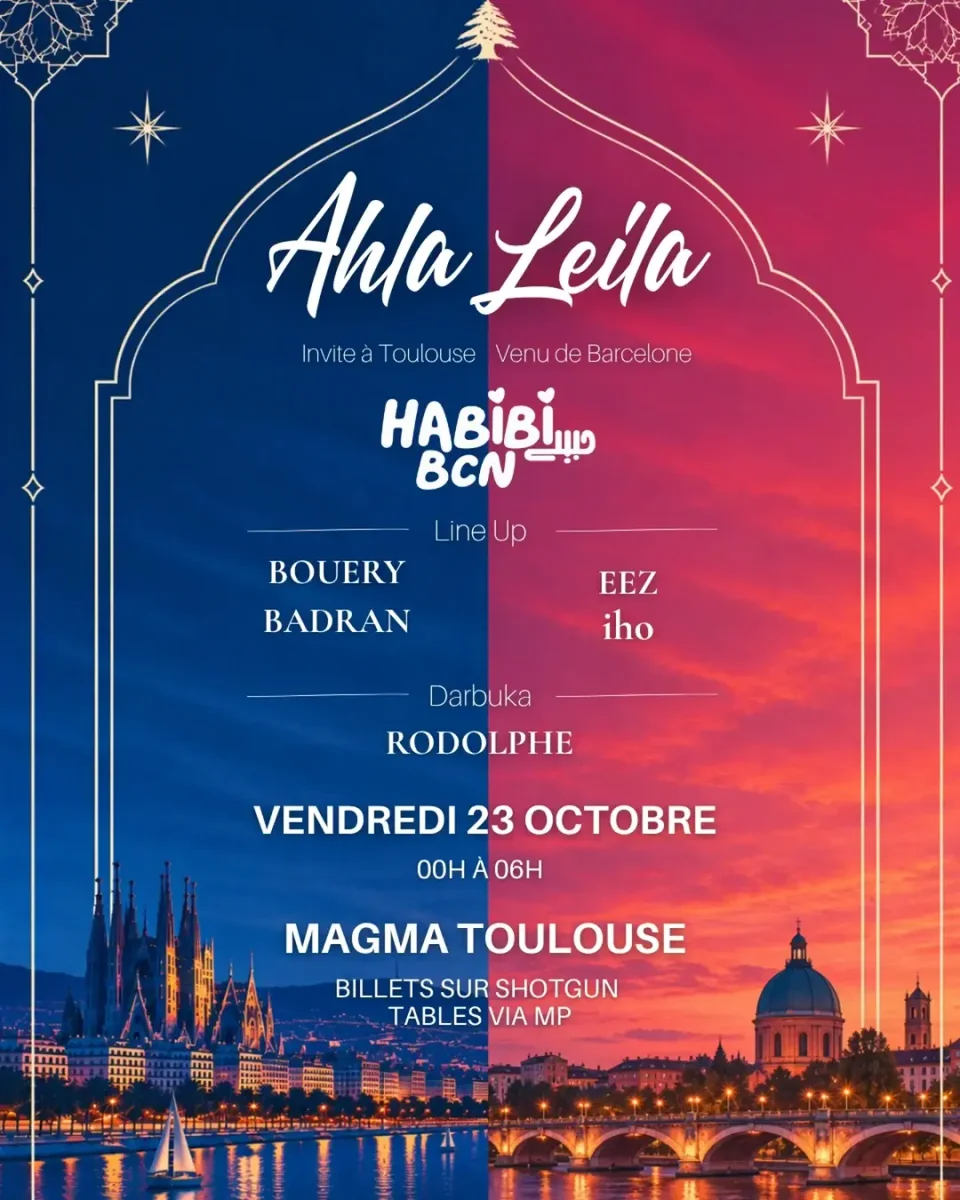 Ahla Leila invita a Habibi BCN para su primera All Night Long!
