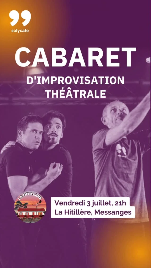 Cabaret d’improvisation théâtrale avec les Solycate à La Hitillère