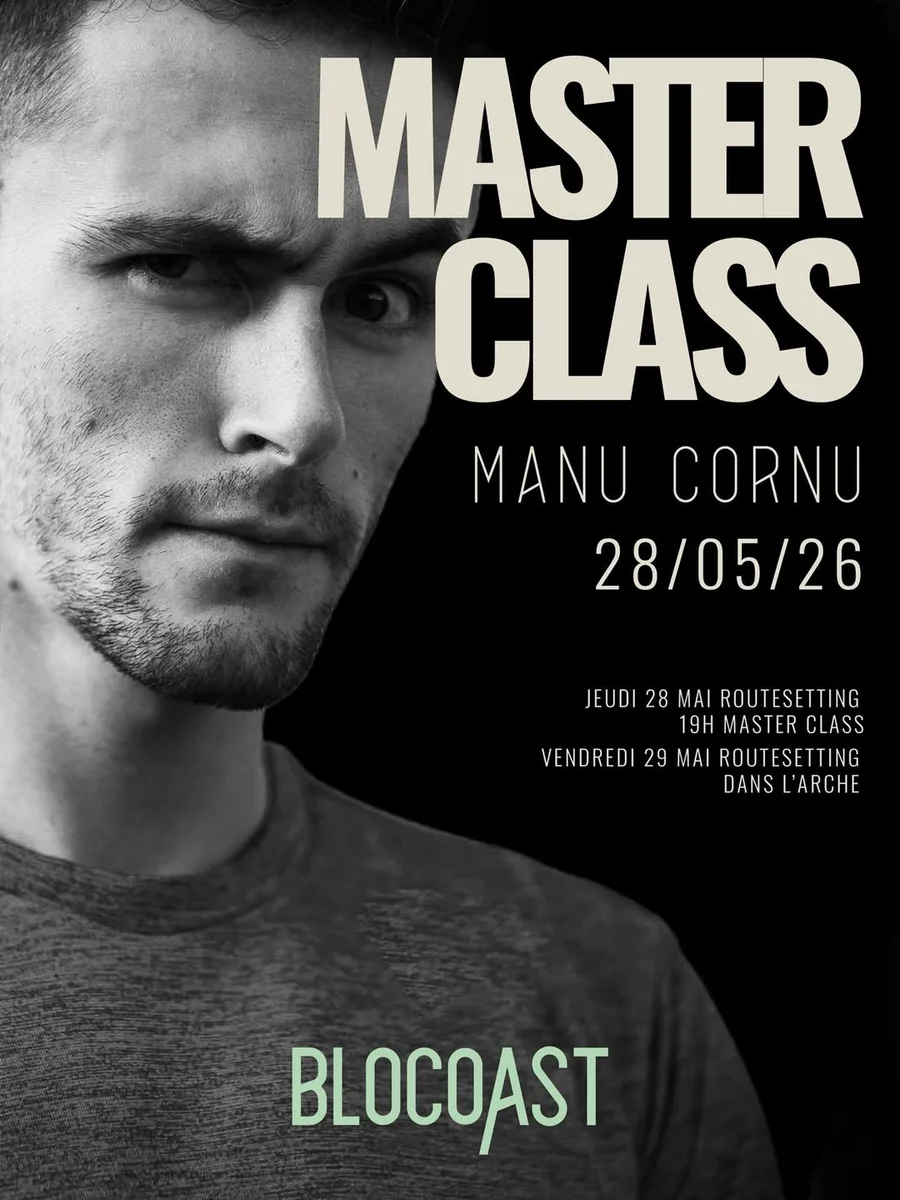 Masterclass escalade avec Manu Cornu (Blocoast)
