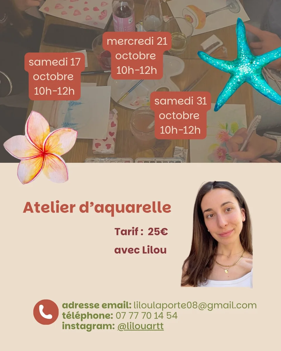 Atelier d'aquarelle