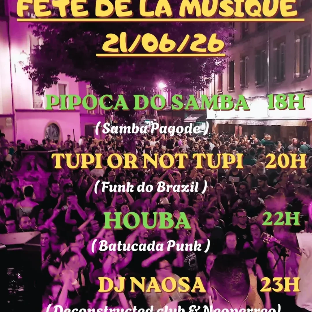 Fête de la Musique 2026 – concerts & DJ set place des Tiercerettes