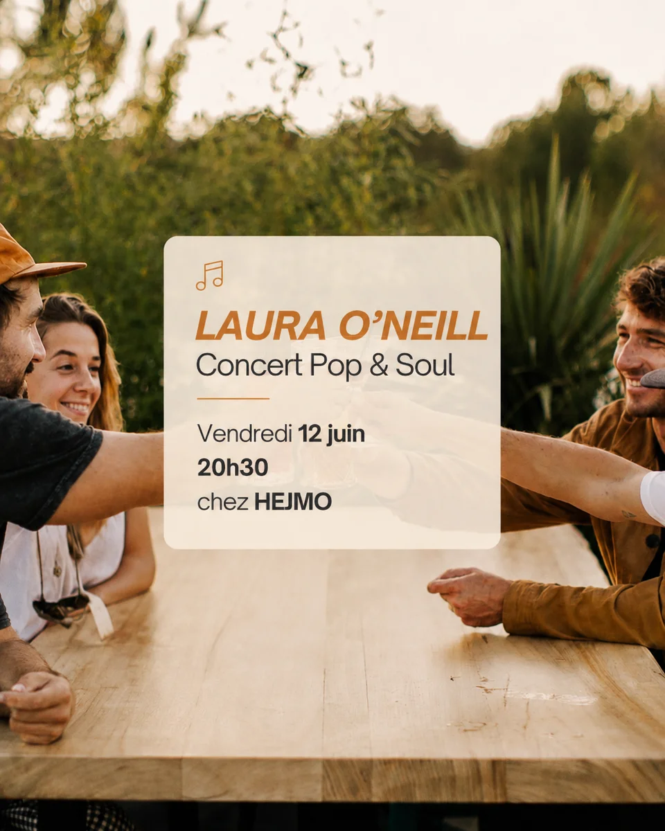 Laura O'Neill en concierto en HEJMO 🎙️✨