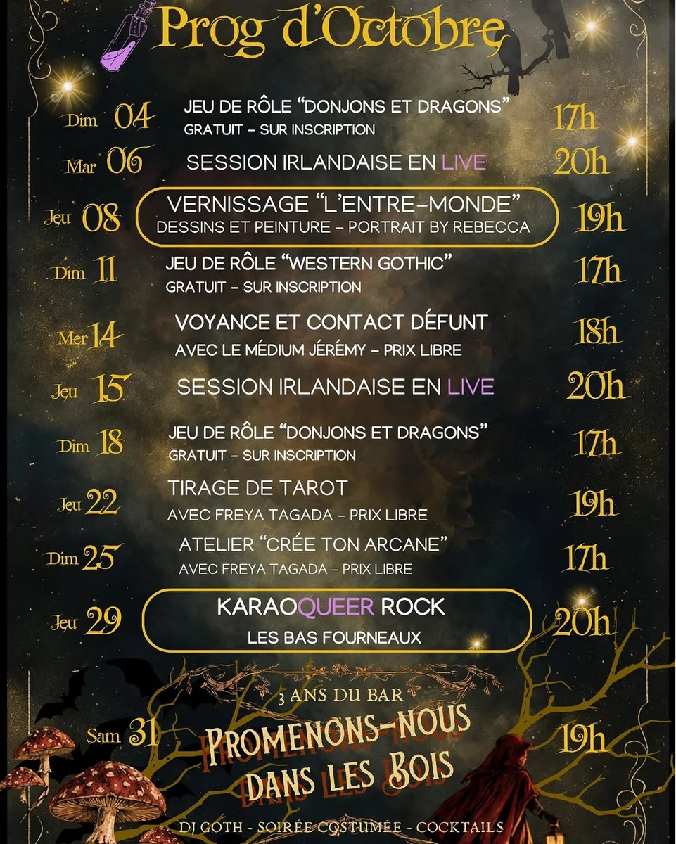 Session irlandaise en live