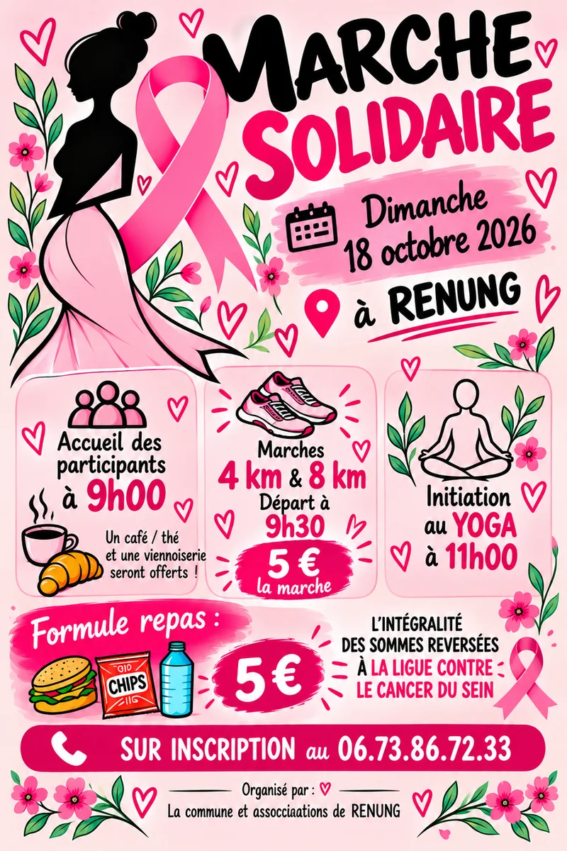 Marche solidaire Octobre Rose