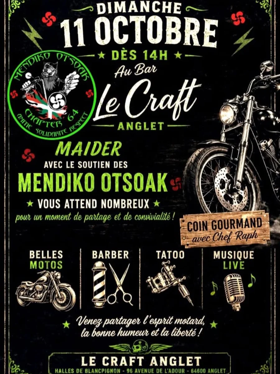 Journée conviviale au Le Craft Anglet avec Maider et Mendiko Otsoaks