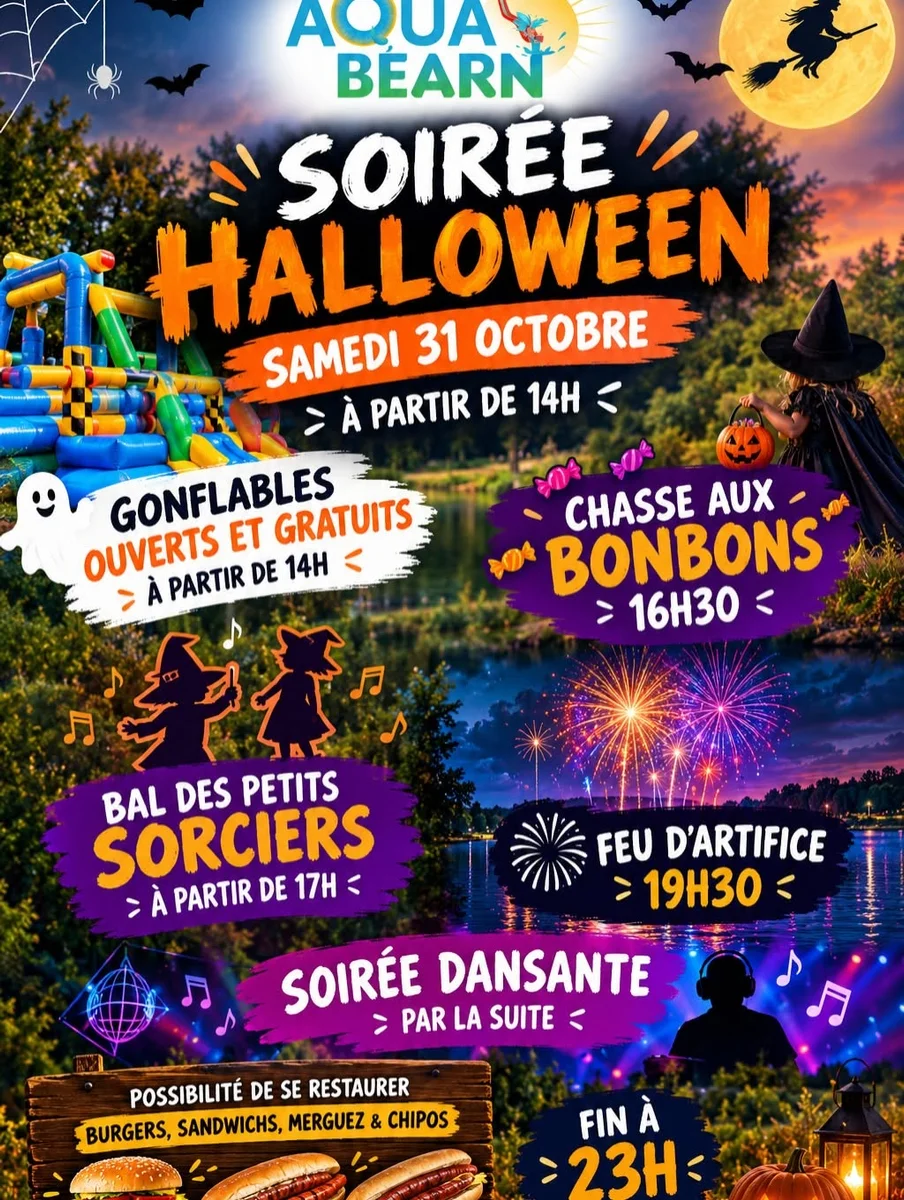 Soirée Halloween en Aqua Béarn
