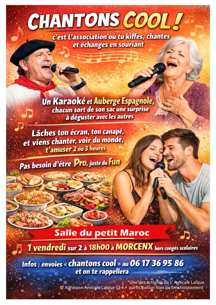 Karaoke evening and Spanish inn