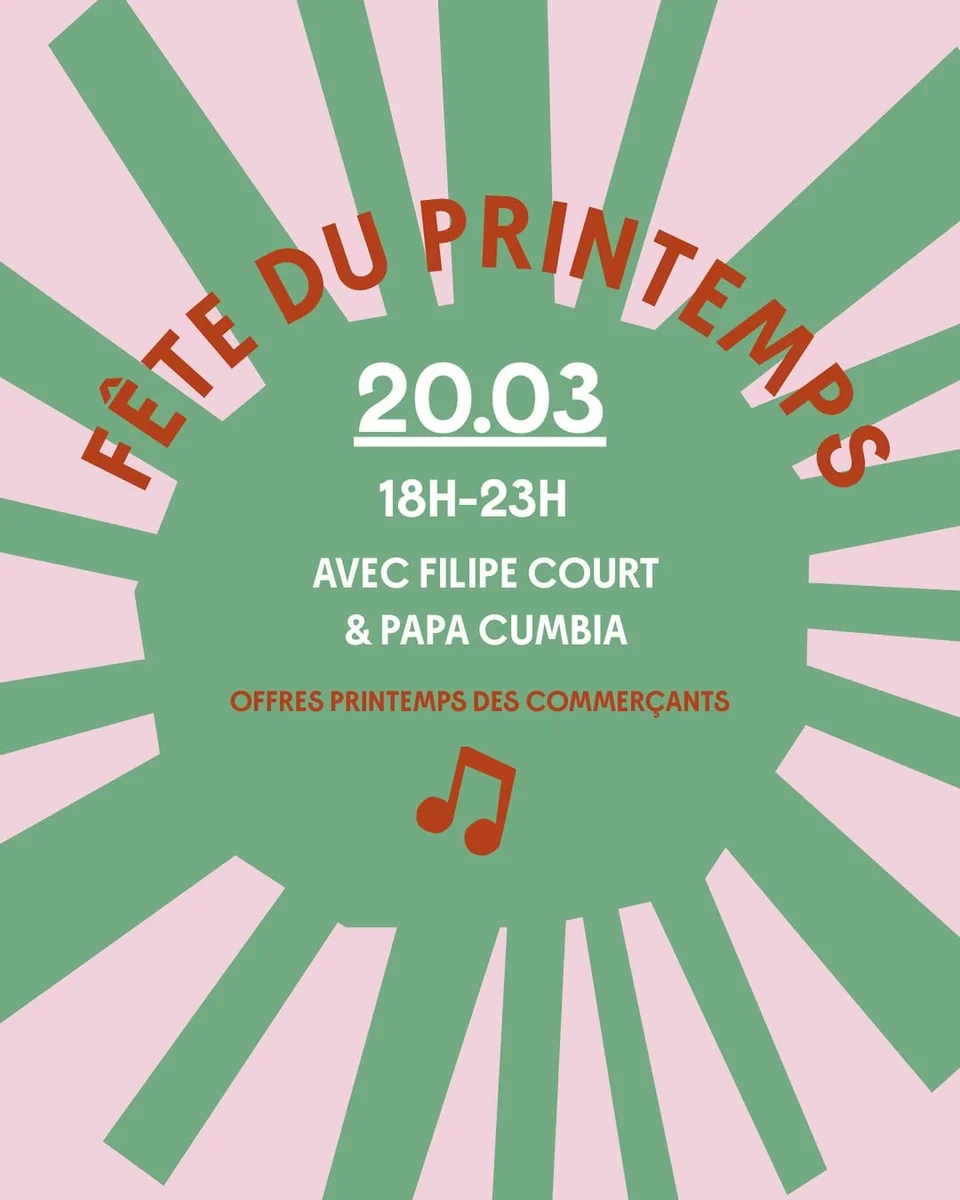 Fête du Printemps aux Halles des 5 Cantons (live : Filipe Court & Papa Cumbia)