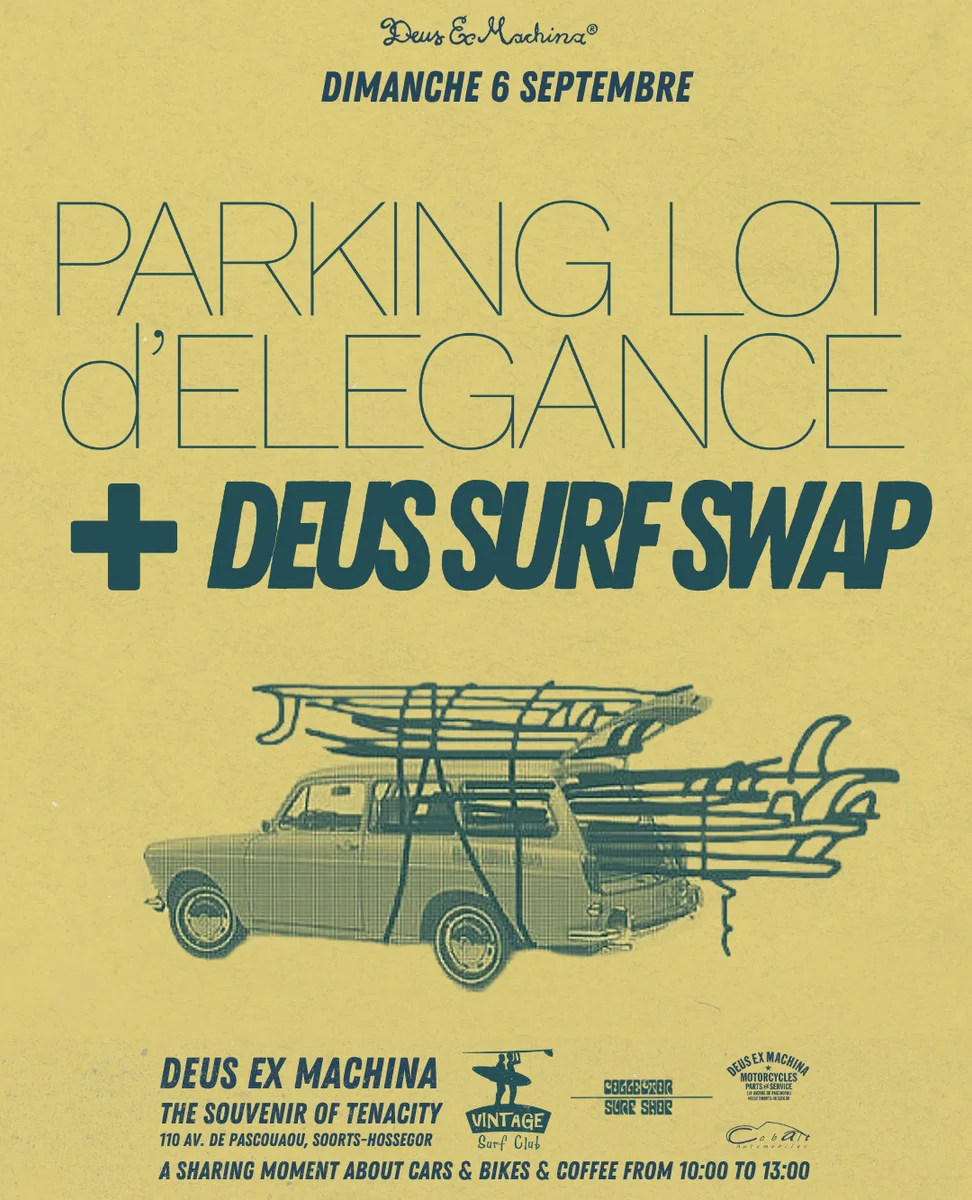Parking Lot d’Élégance + Deus Surf Swap